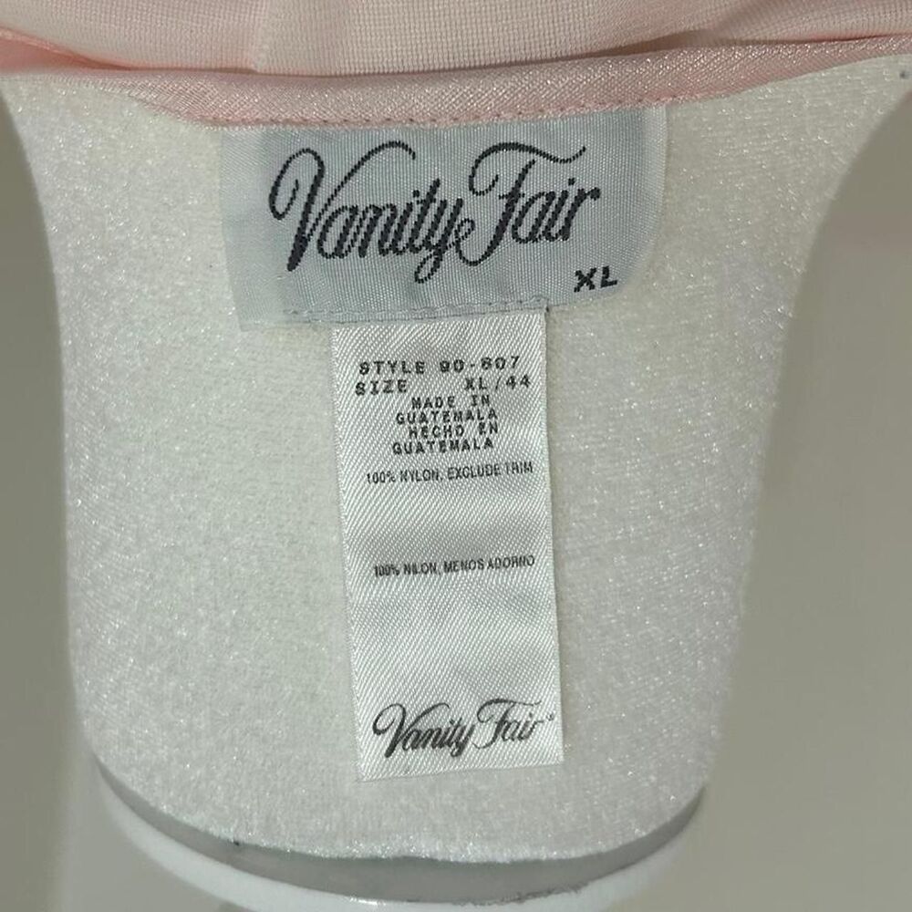 Vintage Vanity Fair Women's Baby Pink Blouse Sleepwear Size XL - Picture 4 of 4
